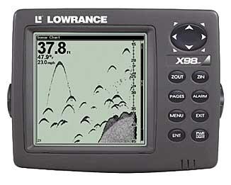 Name brand GPS receivers, fishfinders, marine chart plotters and