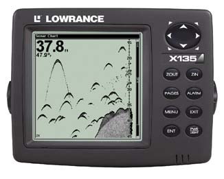 Name brand GPS receivers, fishfinders, marine chart plotters and  topographical mapping software along with other outdoor items.